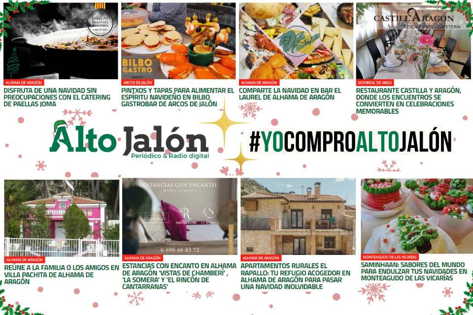 CELEBRA TU REUNIÓN NAVIDEÑA DE EMPRESA O AMIGOS EN EL ALTO JALÓN